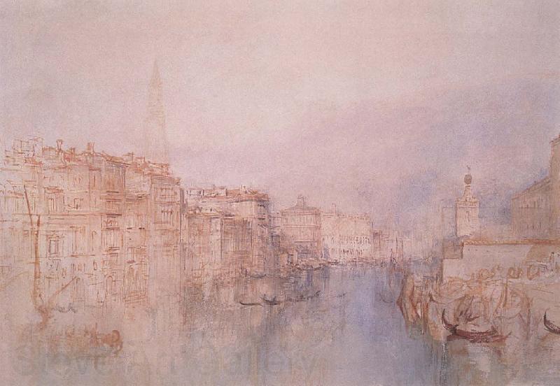 J.M.W. Turner The Grand Canal looking towards the Dogana Spain oil painting art